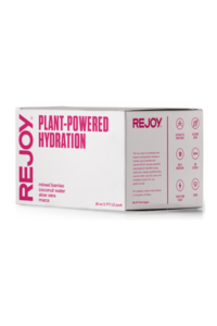 REJOY Mixed Berries & Maca is formulated with 9 plant-based ingredients = Strawberry, Blueberry, Raspberry, Lemon, Coconut Water, Aloe Vera, Coconut Water, Maca and Water. It’s low-calorie and thanks to Coconut water also high in plant-based electrolytes. Charged with natural energy from Maca, our plant-powered hydration replenishes everything an athlete needs